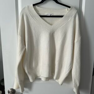 Slouchy ivory sweater